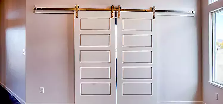 Glass Barn Door with Installation Hardware Kit Lathrop
